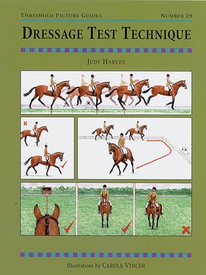 cover image of DRESSAGE TEST TECHNIQUES